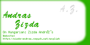 andras zizda business card